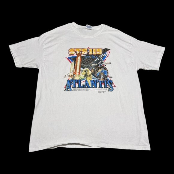 2006 NASA SPACE‎ SHUTTLE ATLANTIS GRAPHIC T-SHIRT STS-115 Adult XL - Picture 1 of 5